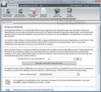 DeduplicationWizard screenshot 2