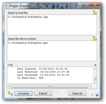 DeEgger Embedder screenshot