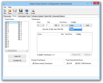 Deep Freeze Server Enterprise screenshot 10