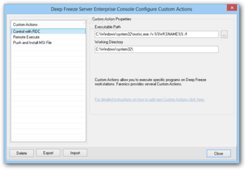 Deep Freeze Server Enterprise screenshot 7