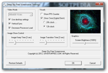 Deep Sky Free Screensaver screenshot 2