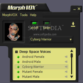 Deep Space Voices Add-on For MorphVOX screenshot