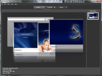 Deep Zoom Composer screenshot