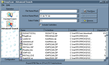 DeepScan screenshot 2