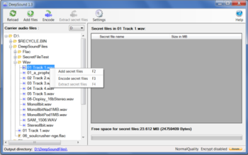 DeepSound screenshot