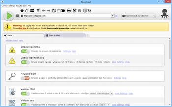 DeepTrawl screenshot