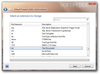 Default Programs Editor screenshot 3