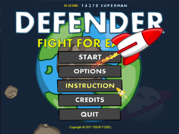 Defender - Fight for Earth screenshot