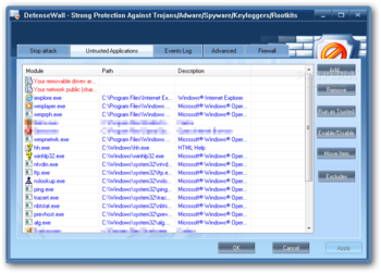 DefenseWall Personal Firewall screenshot 2