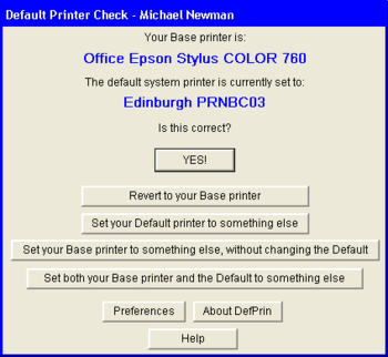 DefPrin screenshot
