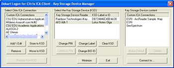Dekart Logon for Citrix ICA Client screenshot