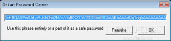 Dekart Password Carrier screenshot 2