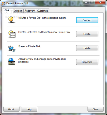 Dekart Private Disk screenshot 2