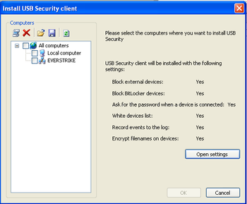 DEKSI USB Security screenshot