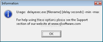 DelayExec screenshot