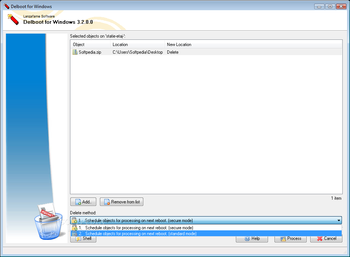 Delboot screenshot 2