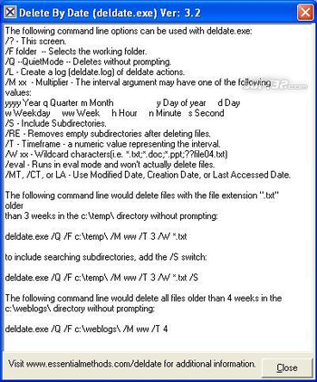 DelDate screenshot 2
