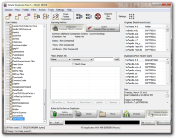 Delete Duplicate Files screenshot