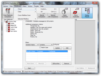 Delete Duplicates for Outlook Express and Windows Mail screenshot 3