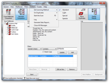 Delete Duplicates for Outlook Express and Windows Mail screenshot 5