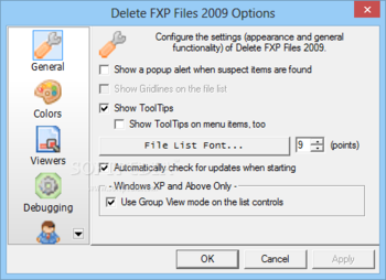 Delete FXP Files 2009 screenshot 6