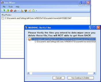 Delete Hard Drive screenshot