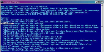 Delete screenshot 3