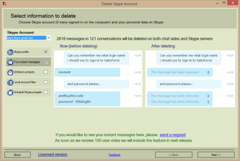Delete Skype Account screenshot 5