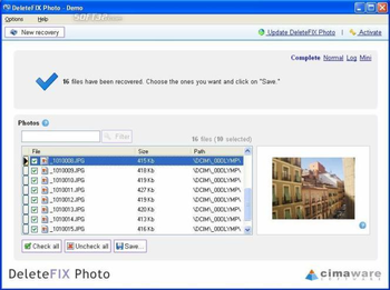 DeleteFIX Photo recovery screenshot 3