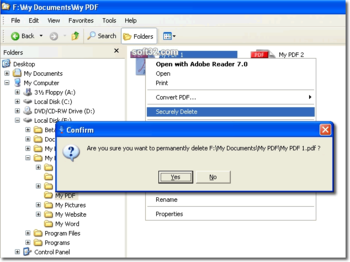 DeleteOnClick screenshot 3