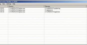 Deletion Extension Monitor screenshot