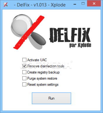 DelFix screenshot