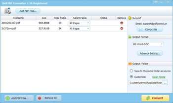 Deli PDF Converter screenshot