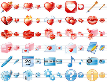 Delicious Love Icons screenshot