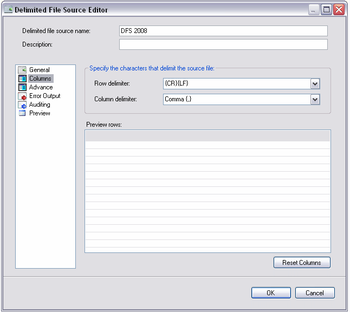 Delimited File Source screenshot 3