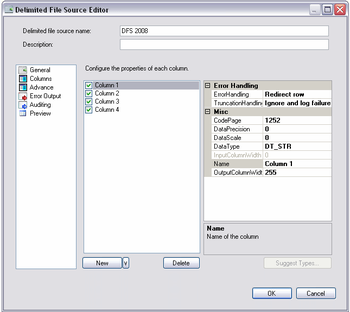 Delimited File Source screenshot 4