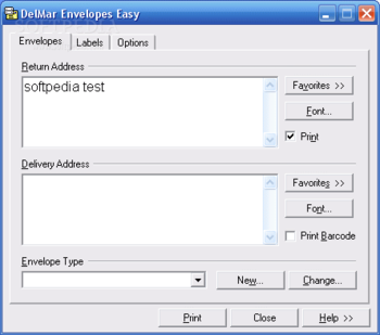 DelMar Envelopes Easy screenshot