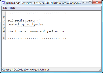 Delphi Code Converter screenshot 2