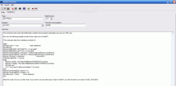 Delphi Database screenshot 2