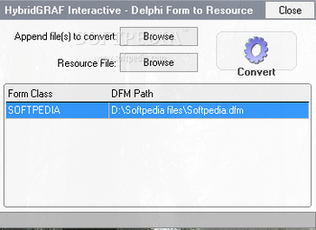 Delphi Form to Resource screenshot