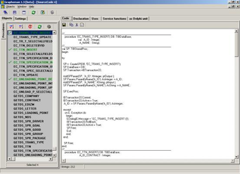 Delphi Graphoman for InterBase screenshot 2