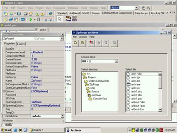 Delphi ZIP Component ZipForge screenshot 3