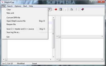 Delphi2Cpp screenshot 2