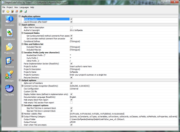 DelphiCodeToDoc screenshot