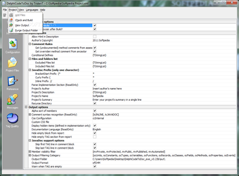 DelphiCodeToDoc screenshot 2