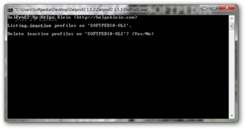 Delprof2 screenshot
