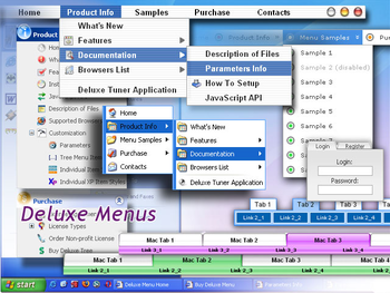 Deluxe Menus screenshot