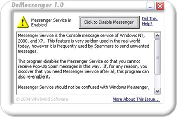 DeMessenger screenshot