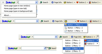 Demo toolbar for Internet Explorer (IEDemoToolbar) screenshot