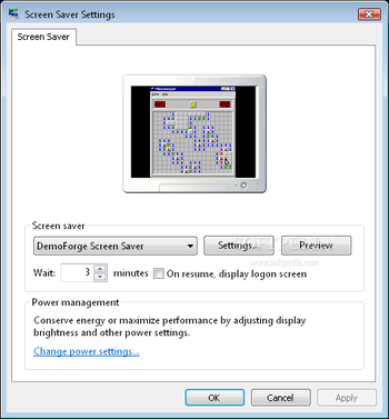 DemoForge ScreenSaver screenshot